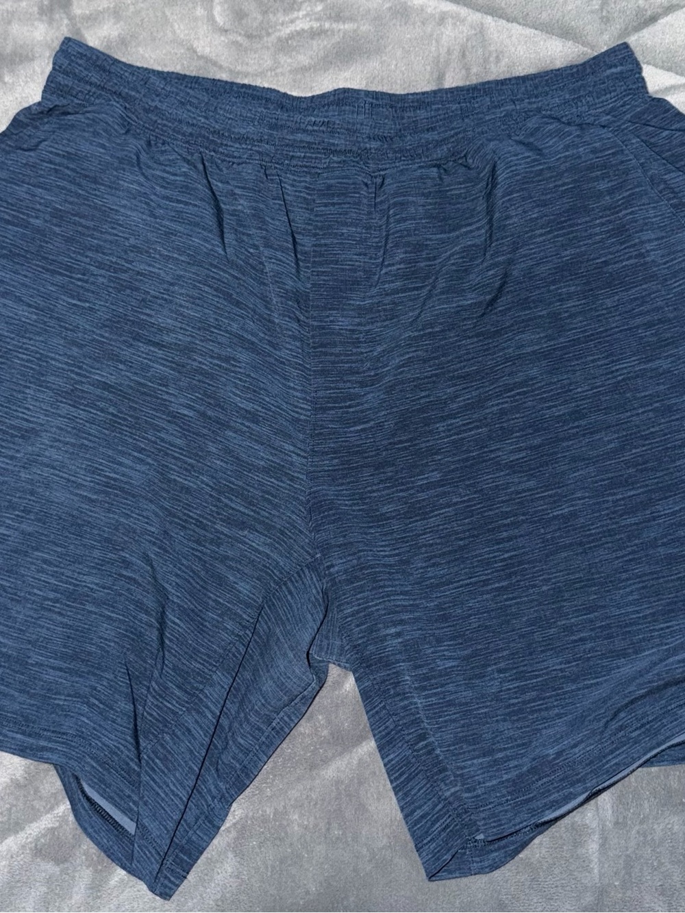 Lulu Lemon Men's Pacebreaker Shorts Navy Heather- Linerless
